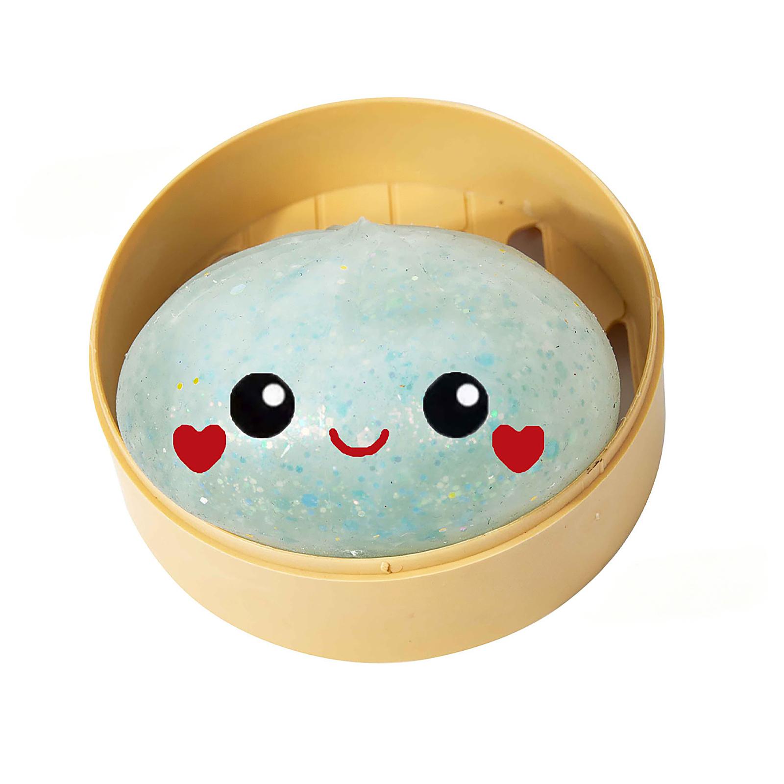 Steamed Bun Stress Relief Toy Simulation Food Style Slow Rising Squeeze Ball with Steamer Basket for Hand Exercise Play One Size синий
Steamed Bun Stress Relief Toy Simulation Food Style Slow Rising Squeeze Ball with Steamer Basket for Hand Exercise Play One Size синий