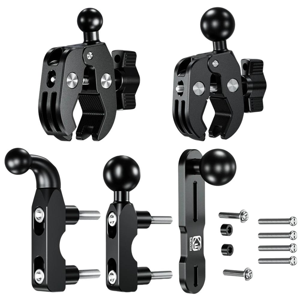 17mm 25mm Aluminum Alloy 1 Ball Handlebar Clamp Mount Base Mount Ball for Double Socket Arm Bike Motorcycle Phone Holder
17mm 25mm Aluminum Alloy 1 Ball Handlebar Clamp Mount Base Mount Ball for Double Socket Arm Bike Motorcycle Phone Holder