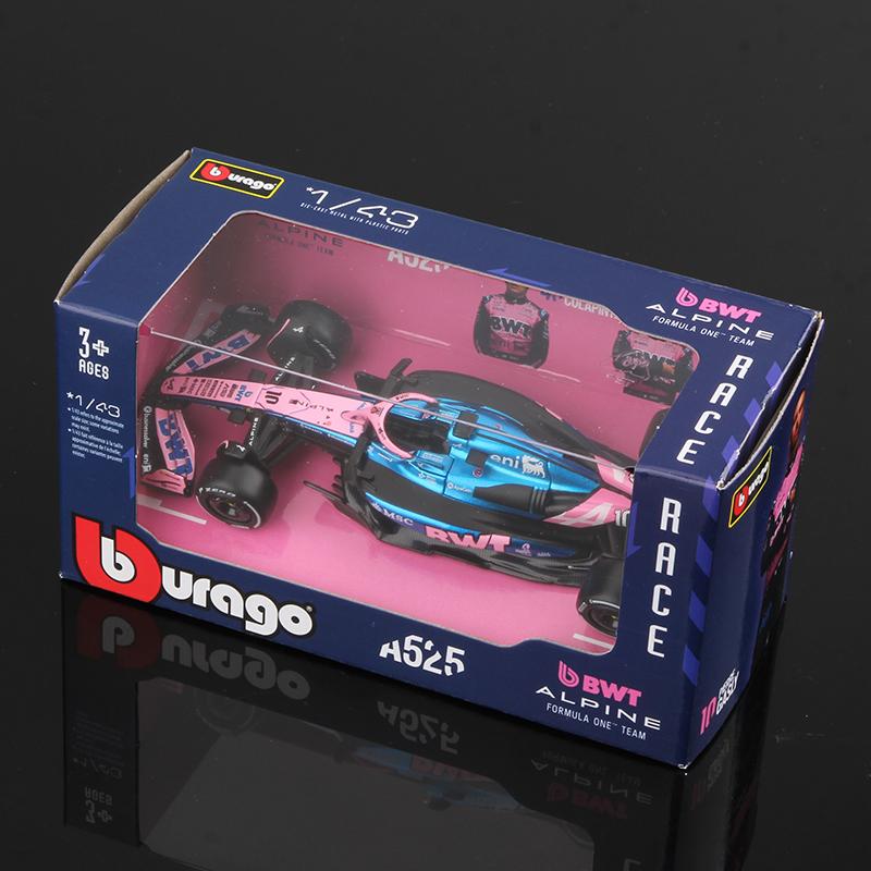 Bburago 1:43 BWT Alpine 2025 A525 F1 Racing Formula Car Model Static Simulation Diecast Alloy Toy 10# Gasly 43# Colapinto
Bburago 1:43 BWT Alpine 2025 A525 F1 Racing Formula Car Model Static Simulation Diecast Alloy Toy 10# Gasly 43# Colapinto