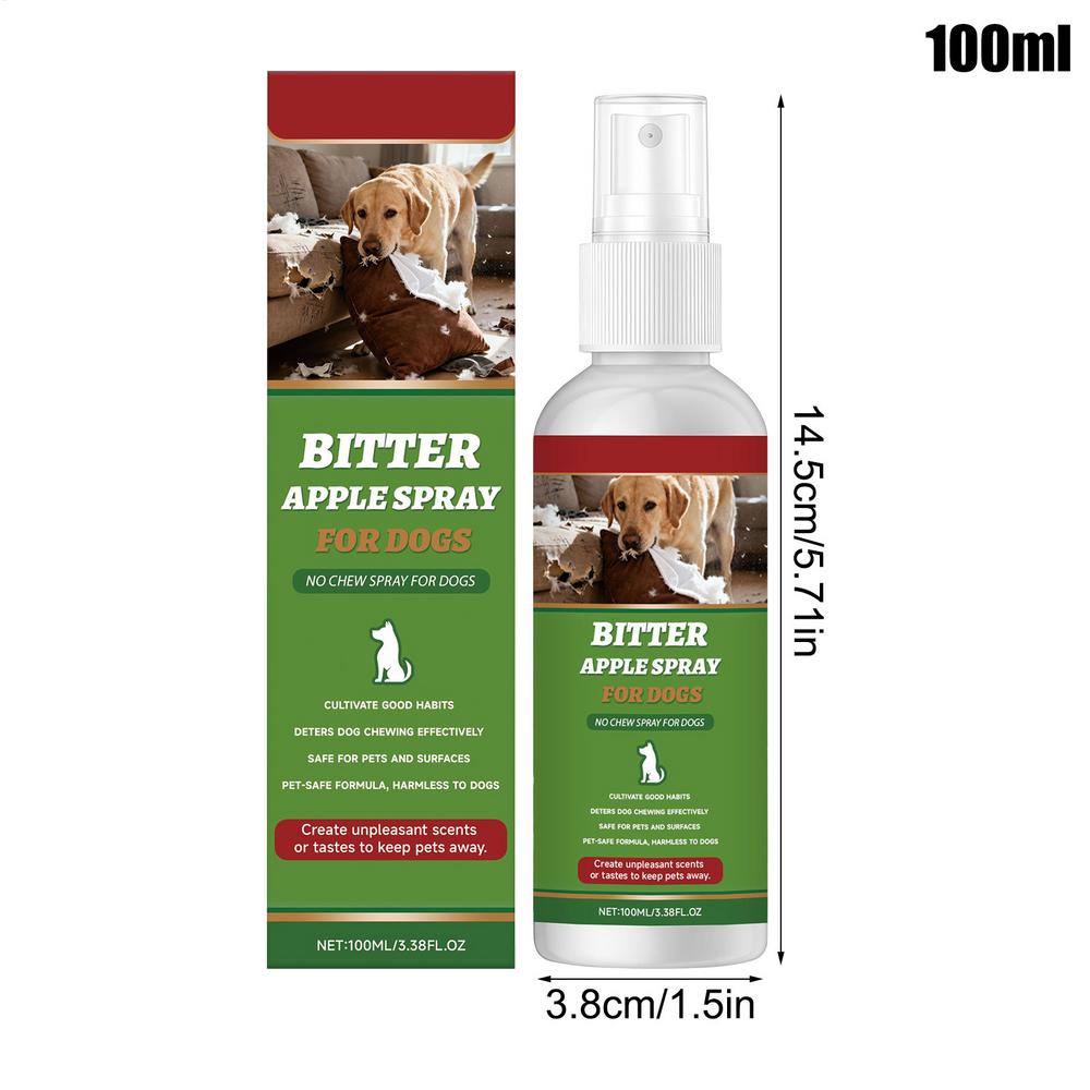 100ml Dog Anti Chew Spray Natural Behavior Corrector Pets No Chew Spray Pet training Supplies For Furniture Carpet Deck Trash
100ml Dog Anti Chew Spray Natural Behavior Corrector Pets No Chew Spray Pet training Supplies For Furniture Carpet Deck Trash