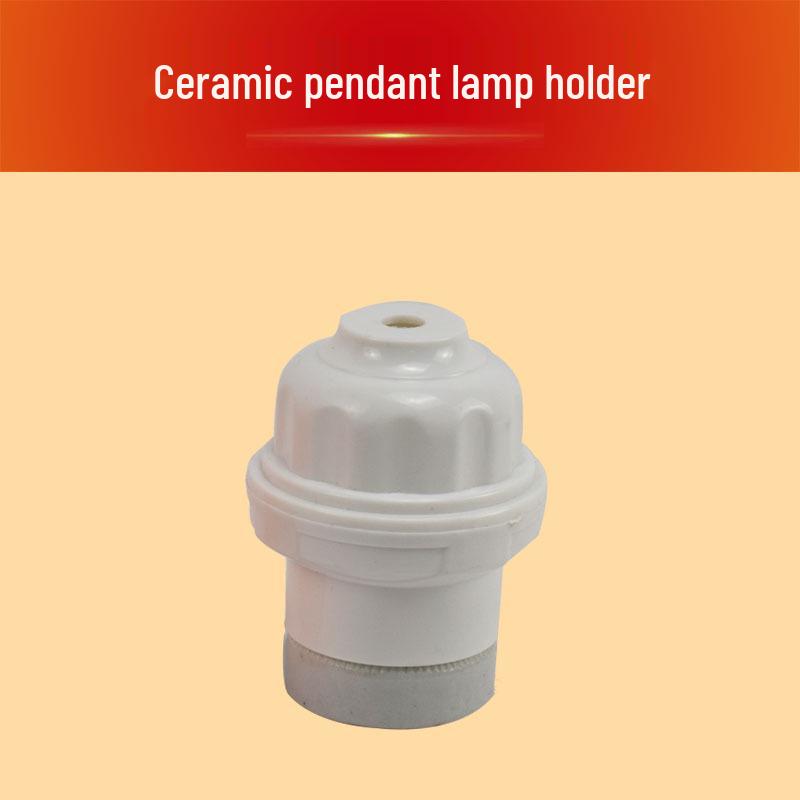 E27 Waterproof Ceramic Lampholder for Heat Lamps, High-Temperature Resistant Socket for Household Use
E27 Waterproof Ceramic Lampholder for Heat Lamps, High-Temperature Resistant Socket for Household Use