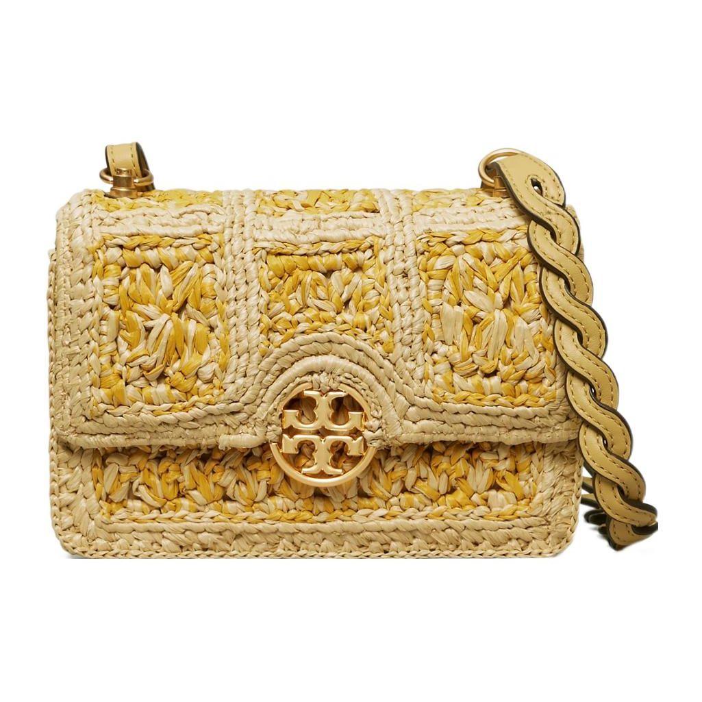 Tory Burch Miller Double T Logo Hand-Woven Raffia Palm Leather Trim Crossbody Shoulder Bag Mini Women bags Yellow 135759-258 Basic Set (Bag+Dust Bag)
Tory Burch Miller Double T Logo Hand-Woven Raffia Palm Leather Trim Crossbody Shoulder Bag Mini Women bags Yellow 135759-258 Basic Set (Bag+Dust Bag)