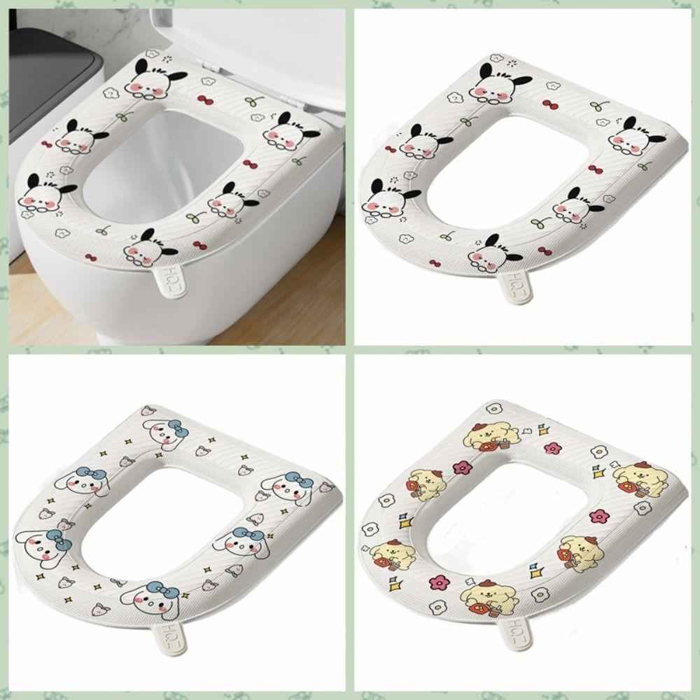 Waterproof Toilet Seat Cushion With Handle Closestool Mat Reusable Cute Toilet Seat Cover Lavatory
Waterproof Toilet Seat Cushion With Handle Closestool Mat Reusable Cute Toilet Seat Cover Lavatory