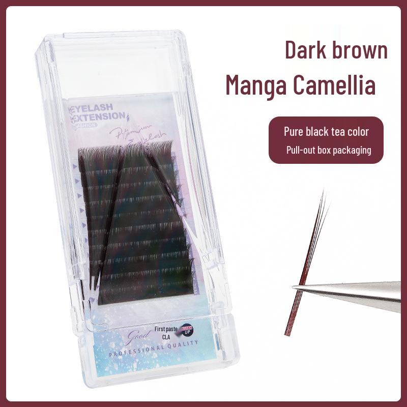 0.05 Non-Shedding Manga-Style Black Tea Eyelashes: Deep Caramel, Chinese-Inspired, Beautifully Curled, Thai-Inspired Imitation Makeup. Black Tea Manga Camellia 0.05C
0.05 Non-Shedding Manga-Style Black Tea Eyelashes: Deep Caramel, Chinese-Inspired, Beautifully Curled, Thai-Inspired Imitation Makeup. Black Tea Manga Camellia 0.05C
