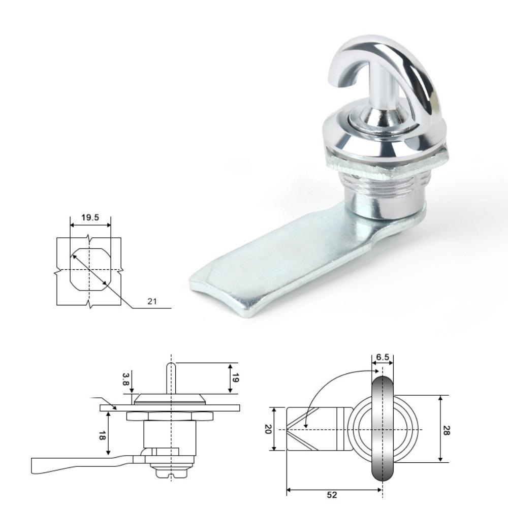 Cylindrical Tongue Distribution Box Tool Lock Keyless Swivel Lock Storage Cabinets 7
Cylindrical Tongue Distribution Box Tool Lock Keyless Swivel Lock Storage Cabinets 7