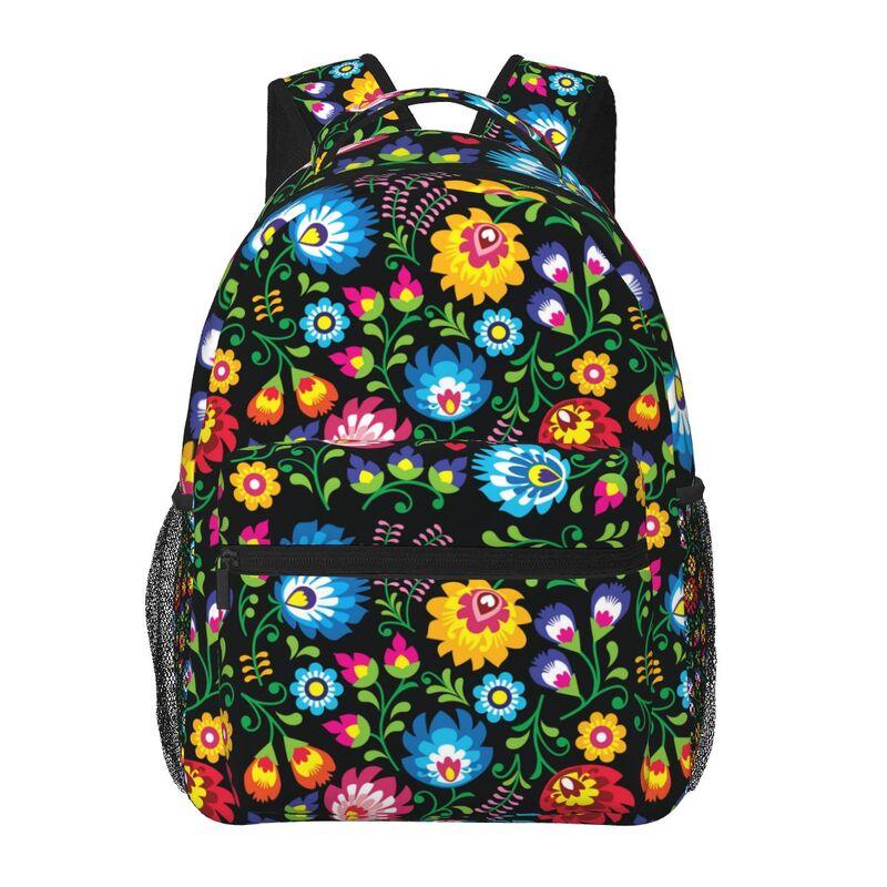 Poland Polish Floral Folk Art Flowers Backpack Large Capacity Travel Hiking Laptop Backpacks Women Lightweight Camping Daypack
Poland Polish Floral Folk Art Flowers Backpack Large Capacity Travel Hiking Laptop Backpacks Women Lightweight Camping Daypack