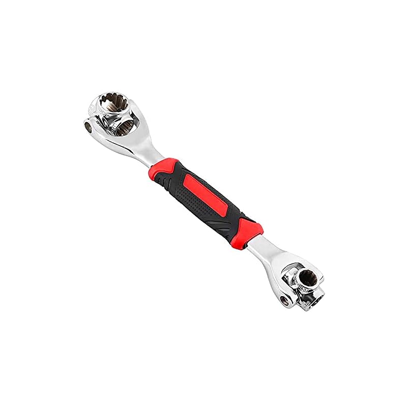 TSUCIA universal wrench socket wrench multifunctional spline socket 360 degree rotation 12 tooth profile 8/10/11/13/14/16/17/19mm Compatible with hex,
TSUCIA universal wrench socket wrench multifunctional spline socket 360 degree rotation 12 tooth profile 8/10/11/13/14/16/17/19mm Compatible with hex,