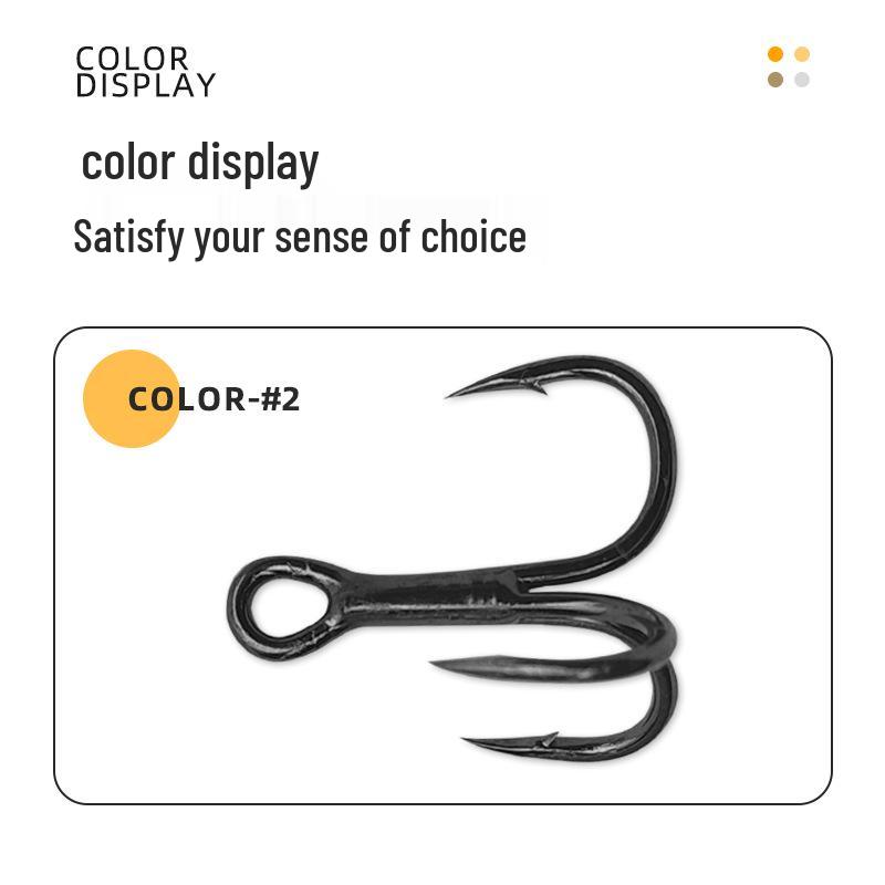 Triple Reinforced Three-Hook Fishing Gear: Vib Minnow Pencil Mackerel Eagle Beak Iron Plate Hook Size 10
Triple Reinforced Three-Hook Fishing Gear: Vib Minnow Pencil Mackerel Eagle Beak Iron Plate Hook Size 10