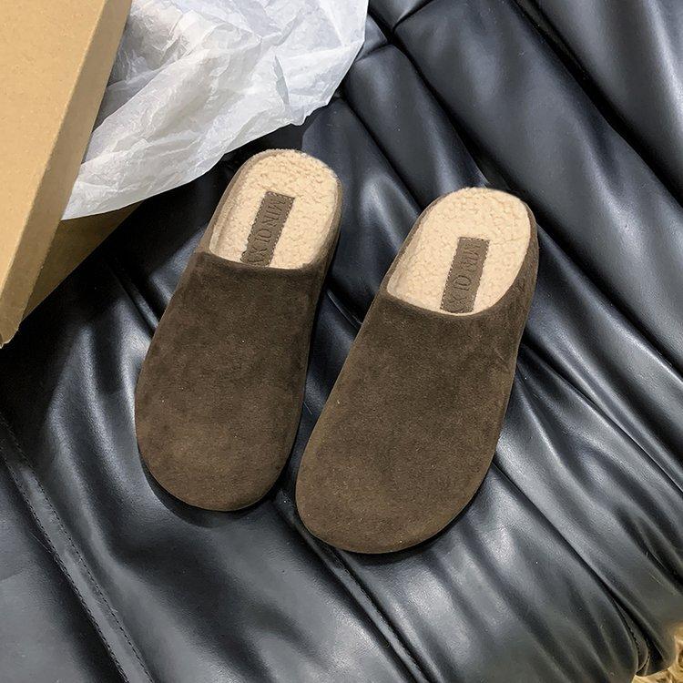 platform-soled Boken shoes with velvet bag head and half slippers for women s outer wear 2025 new autumn and winter one-pedal Boken cotton slippers 40
platform-soled Boken shoes with velvet bag head and half slippers for women s outer wear 2025 new autumn and winter one-pedal Boken cotton slippers 40