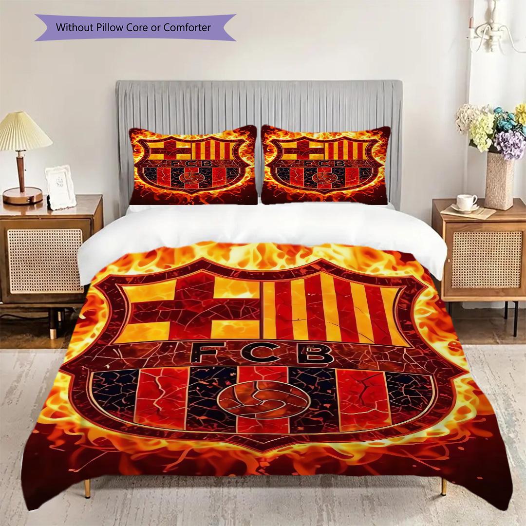 Набір постільної білизни з візерунком ФК Барселона Ковдра Покривало Наволочка Домашній Декор Подарунок на День Народження (1 * підковдра + 2 * наволочка, без наповнювача) 135x200cm
Набір постільної білизни з візерунком ФК Барселона Ковдра Покривало Наволочка Домашній Декор Подарунок на День Народження (1 * підковдра + 2 * наволочка, без наповнювача) 135x200cm