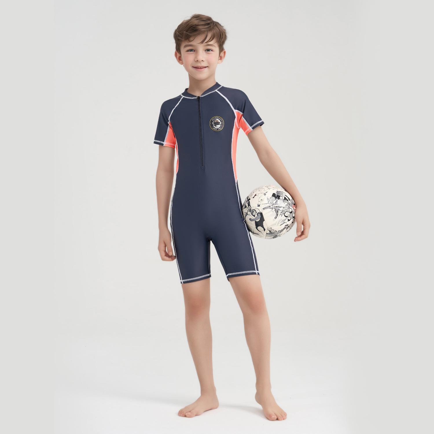 2025 Boys One-Piece Short Sleeve Quick-Dry Swimsuit with Sun Protection 12# (Height 125-135 cm, Weight 40-50 kg)
2025 Boys One-Piece Short Sleeve Quick-Dry Swimsuit with Sun Protection 12# (Height 125-135 cm, Weight 40-50 kg)
