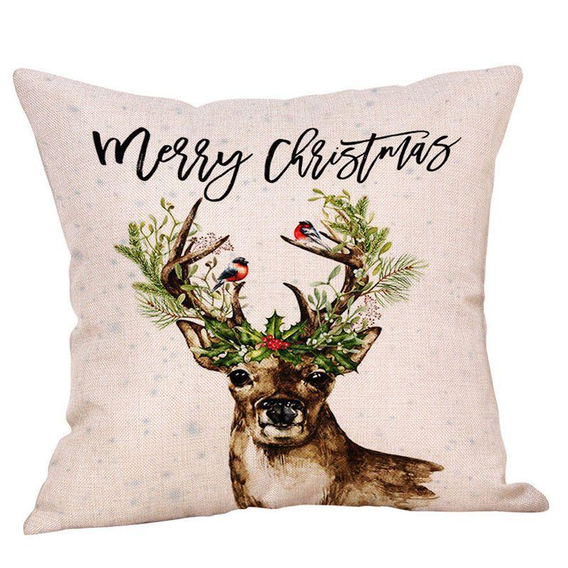 Рождественский подарок Хлопок Лен Наволочка Подушка Диван Авто Декор Дома Deer
Рождественский подарок Хлопок Лен Наволочка Подушка Диван Авто Декор Дома Deer