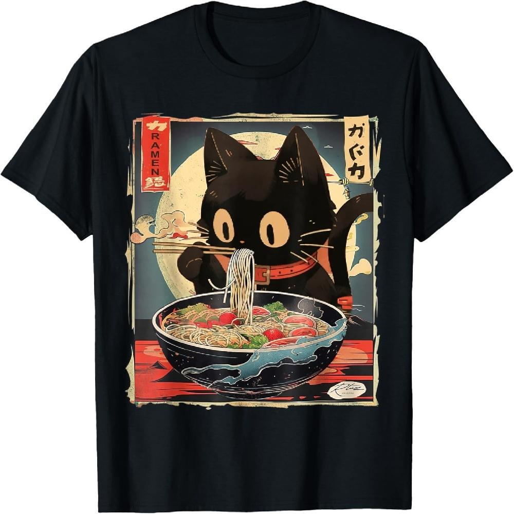 Kawaii Cat Eating Ramen Noodles Anime Gift Girls Teens T-Shirt S
Kawaii Cat Eating Ramen Noodles Anime Gift Girls Teens T-Shirt S