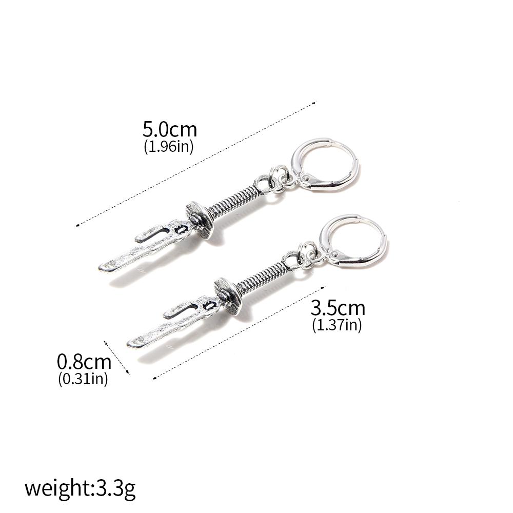 Anime Jujutsu Kaisen Earrings Fushiguro Toji Weapon Model Pendant Ear Clips for Women Men Jewelry
Anime Jujutsu Kaisen Earrings Fushiguro Toji Weapon Model Pendant Ear Clips for Women Men Jewelry