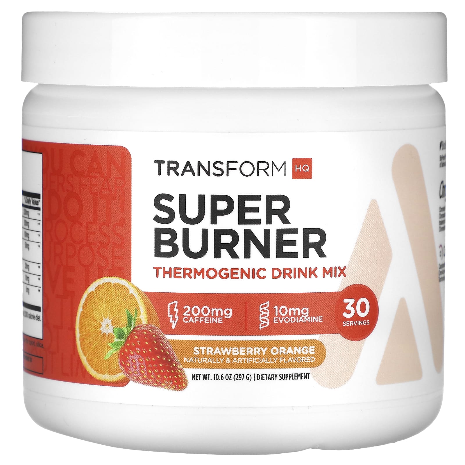 TransformHQ, Super Burner, Thermal Drink Mix, Strawberry Orange, 10.6 oz (297 g)
TransformHQ, Super Burner, Thermal Drink Mix, Strawberry Orange, 10.6 oz (297 g)