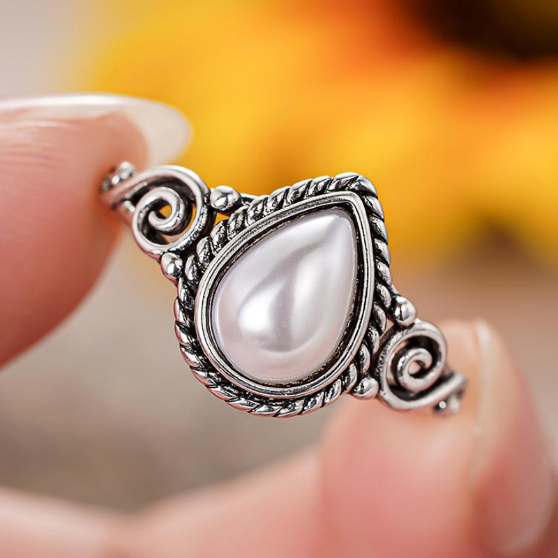CAOSHI Pear Shaped Simulated Pearl Vintage Rings Women Daily Wear Retro Party Temperament Elegant Accessories Gift Hot Zircon 6
CAOSHI Pear Shaped Simulated Pearl Vintage Rings Women Daily Wear Retro Party Temperament Elegant Accessories Gift Hot Zircon 6