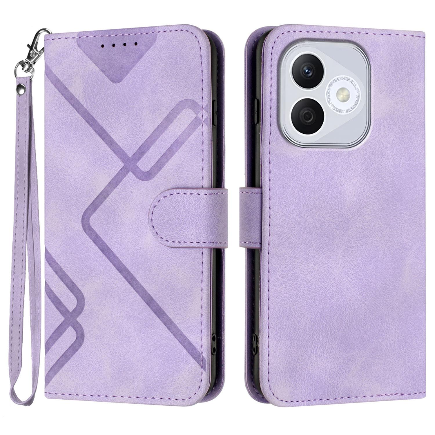 For Honor 400 Lite 5G Wallet Case Line Imprinted PU Leather Phone Cover with Strap E
For Honor 400 Lite 5G Wallet Case Line Imprinted PU Leather Phone Cover with Strap E