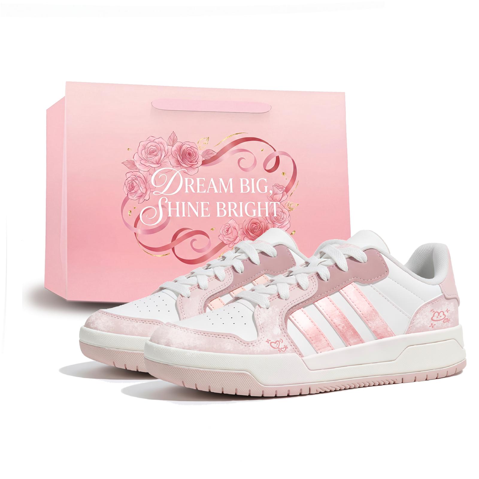 Adidas ENTRAP Peach Bunny Synthetic Leather Lightweight Height Increasing Low top Skateboard Shoes Unisex Pink White IE3904(Team2409-SBOX) 40
Adidas ENTRAP Peach Bunny Synthetic Leather Lightweight Height Increasing Low top Skateboard Shoes Unisex Pink White IE3904(Team2409-SBOX) 40