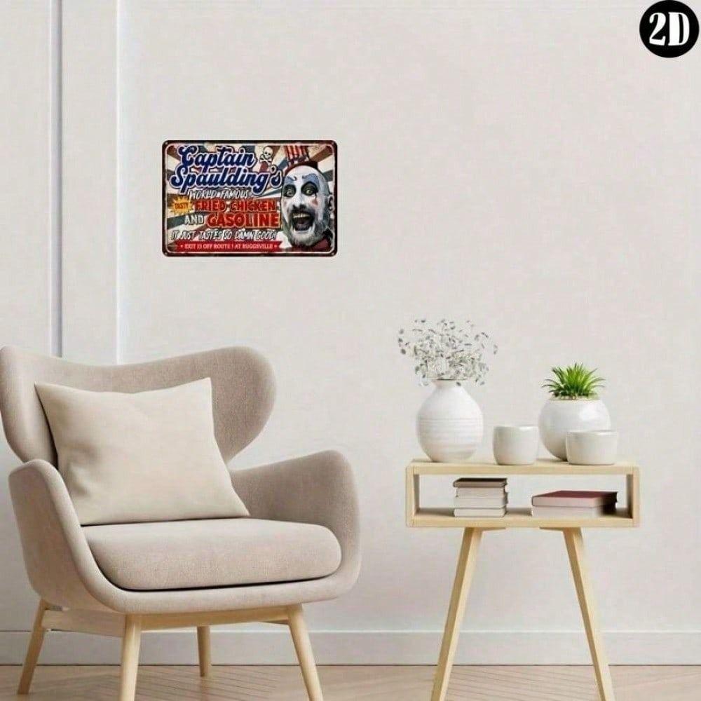 Vintage Spandau Captain Metal Sign Wall Decor Retro Horror 12x8 Inch
Vintage Spandau Captain Metal Sign Wall Decor Retro Horror 12x8 Inch