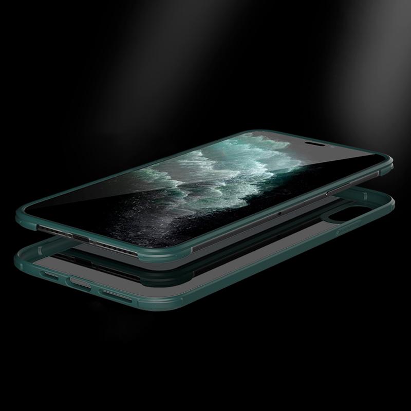 For iPhone XR Full Body Protection Clear Case Double Side Tempered Glass+Silicone Frame Phone Cover Black
For iPhone XR Full Body Protection Clear Case Double Side Tempered Glass+Silicone Frame Phone Cover Black