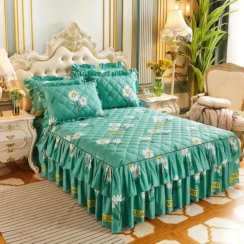 3PCS Bed Skirt Single Piece Laminated Cotton Bedskirt Cover Single and Double BedRuffle BedCover 1PC Bedsheet & 2PCS Pillowcases 3PCS 150x200cm светло-розовый
3PCS Bed Skirt Single Piece Laminated Cotton Bedskirt Cover Single and Double BedRuffle BedCover 1PC Bedsheet & 2PCS Pillowcases 3PCS 150x200cm светло-розовый