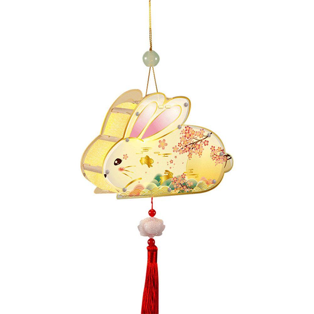 Lamp Handmade Bunny Shape Rabbit Hanging Lamp Festival Lantern Mid-Autumn Lantern Acrylic Lantern
Lamp Handmade Bunny Shape Rabbit Hanging Lamp Festival Lantern Mid-Autumn Lantern Acrylic Lantern