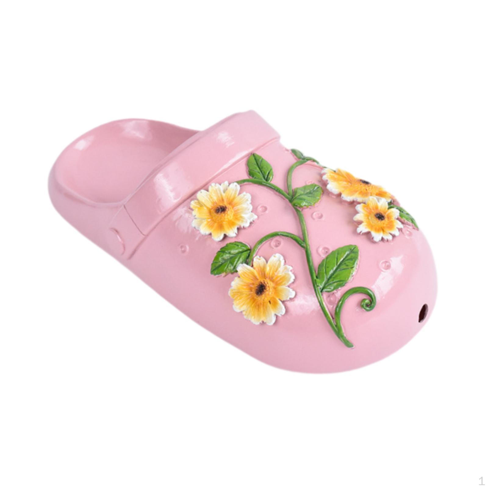 Shoes Flowerpot Decorative Planter Flower Holder Resin Vase for Indoor Cafe Anniversary рожевий
Shoes Flowerpot Decorative Planter Flower Holder Resin Vase for Indoor Cafe Anniversary рожевий