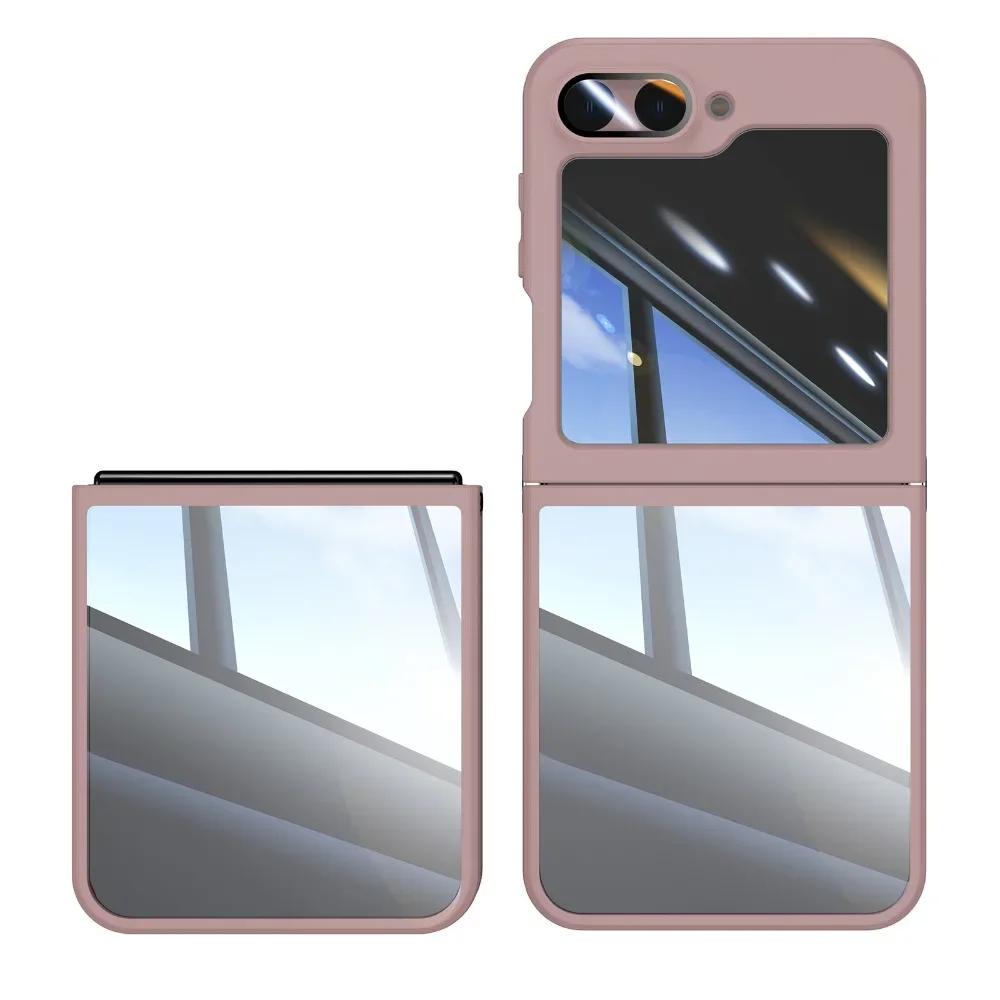 Clear Slim Phone Case for Samsung Galaxy Z Flip 7 FE 6 5 Flip7 Flip6 Flip5 5G Transparent TPU+PC Protective Cover Galaxy Z Flip7 рожевий
Clear Slim Phone Case for Samsung Galaxy Z Flip 7 FE 6 5 Flip7 Flip6 Flip5 5G Transparent TPU+PC Protective Cover Galaxy Z Flip7 рожевий