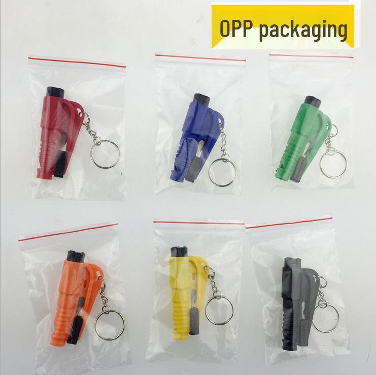 3-in-1 Mini Window Breaker Car Safety Hammer & Keychain Red
3-in-1 Mini Window Breaker Car Safety Hammer & Keychain Red