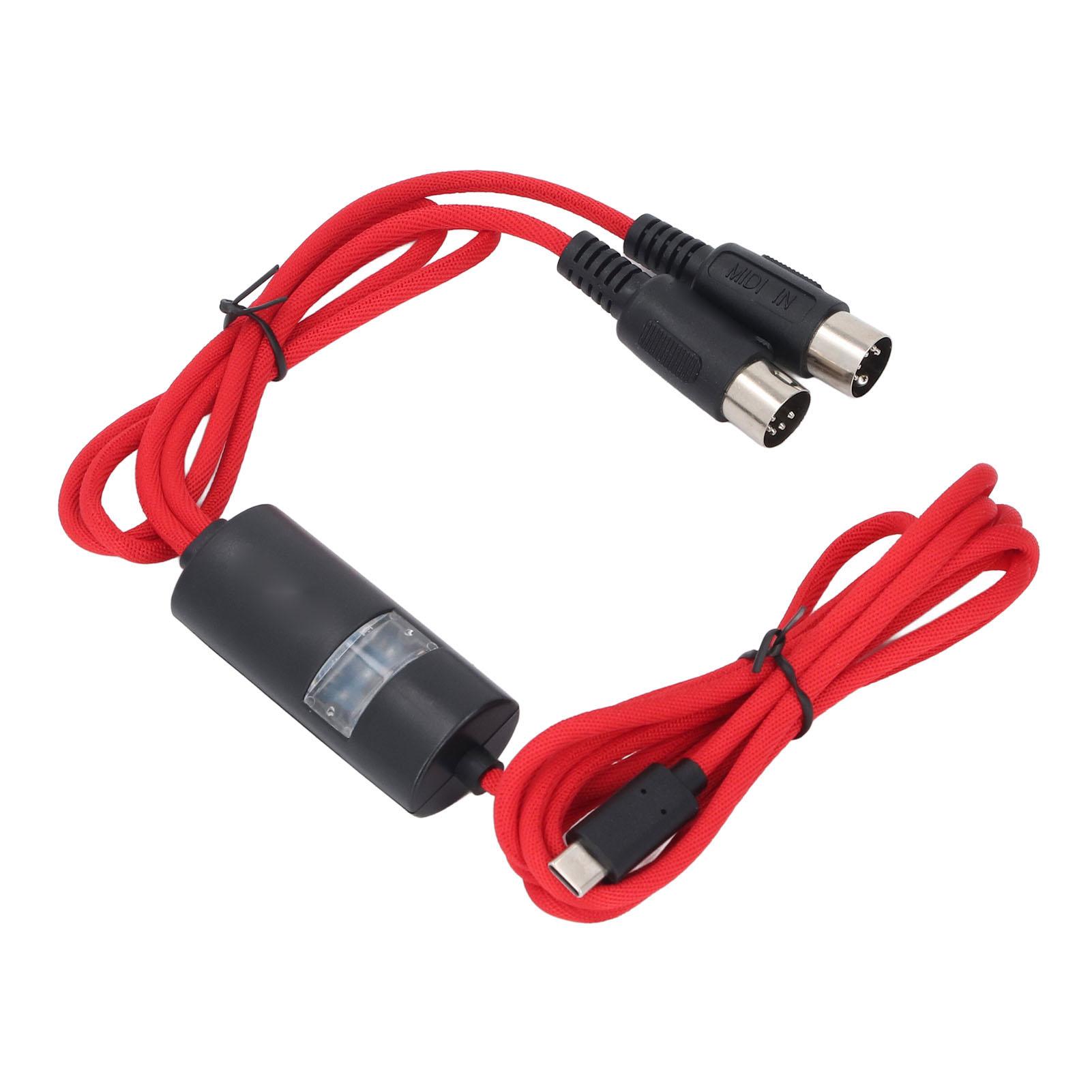 Кабель TYPE C - MIDI Plug and Play 5 футов TYPE C - 5-контактный адаптер интерфейса MIDI для музыкальной клавиатуры
Кабель TYPE C - MIDI Plug and Play 5 футов TYPE C - 5-контактный адаптер интерфейса MIDI для музыкальной клавиатуры