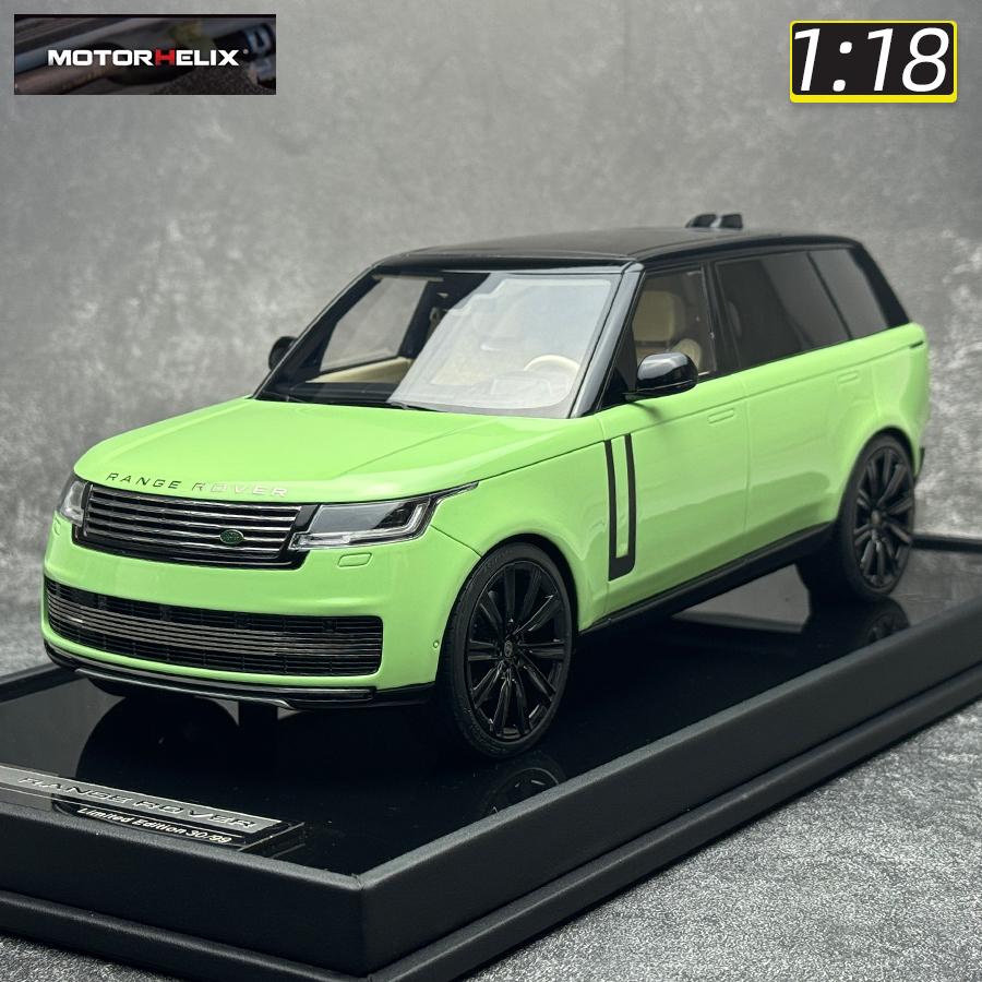 MOTORHELIX MH 1/18 Range Rover LWB (Long Wheelbase) SUV 2022 Green car model sports car static decoration collection
MOTORHELIX MH 1/18 Range Rover LWB (Long Wheelbase) SUV 2022 Green car model sports car static decoration collection