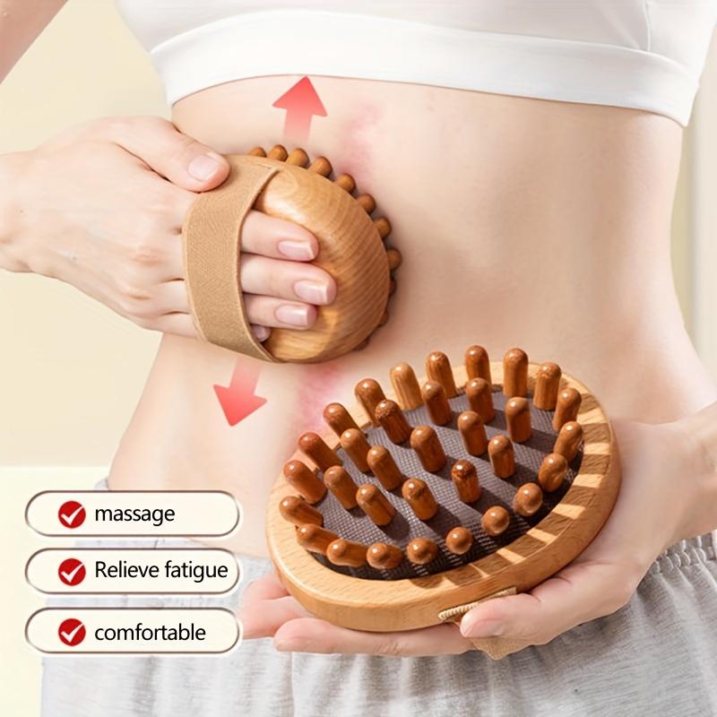 1pc Wooden Meridian Massage Brush Soft Manual Full Body Gua Sha Massager Head Abdomen Leg Body Relaxation Home Use Anti-Fatigue
1pc Wooden Meridian Massage Brush Soft Manual Full Body Gua Sha Massager Head Abdomen Leg Body Relaxation Home Use Anti-Fatigue