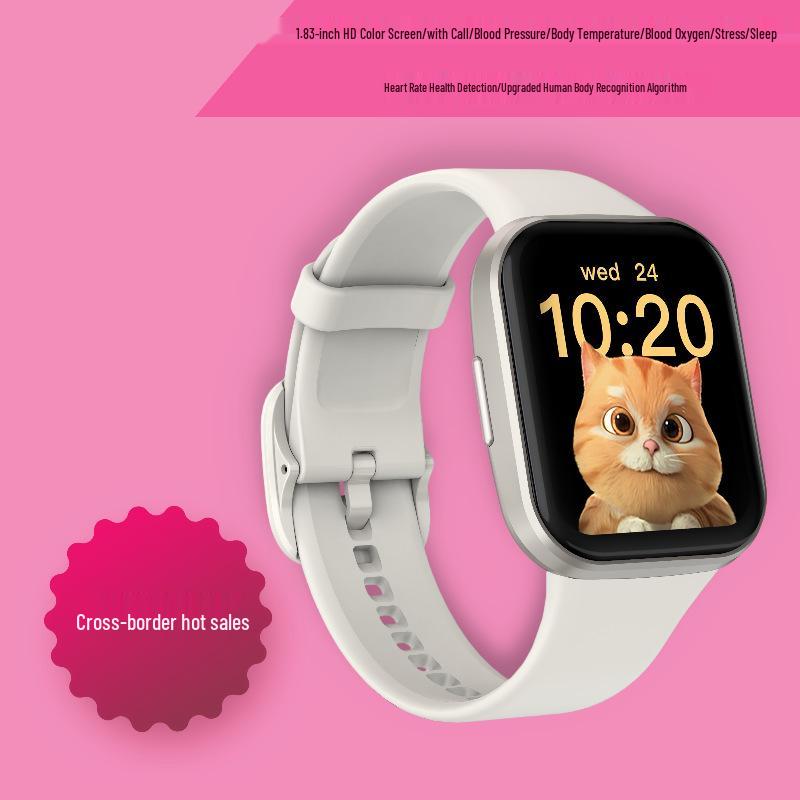 Q23Pro Smartwatch: Ultra-Long Battery, Sports Mode, Call Function, Health Monitoring (Body Temp, Blood Pressure, Blood Oxygen). Pink
Q23Pro Smartwatch: Ultra-Long Battery, Sports Mode, Call Function, Health Monitoring (Body Temp, Blood Pressure, Blood Oxygen). Pink