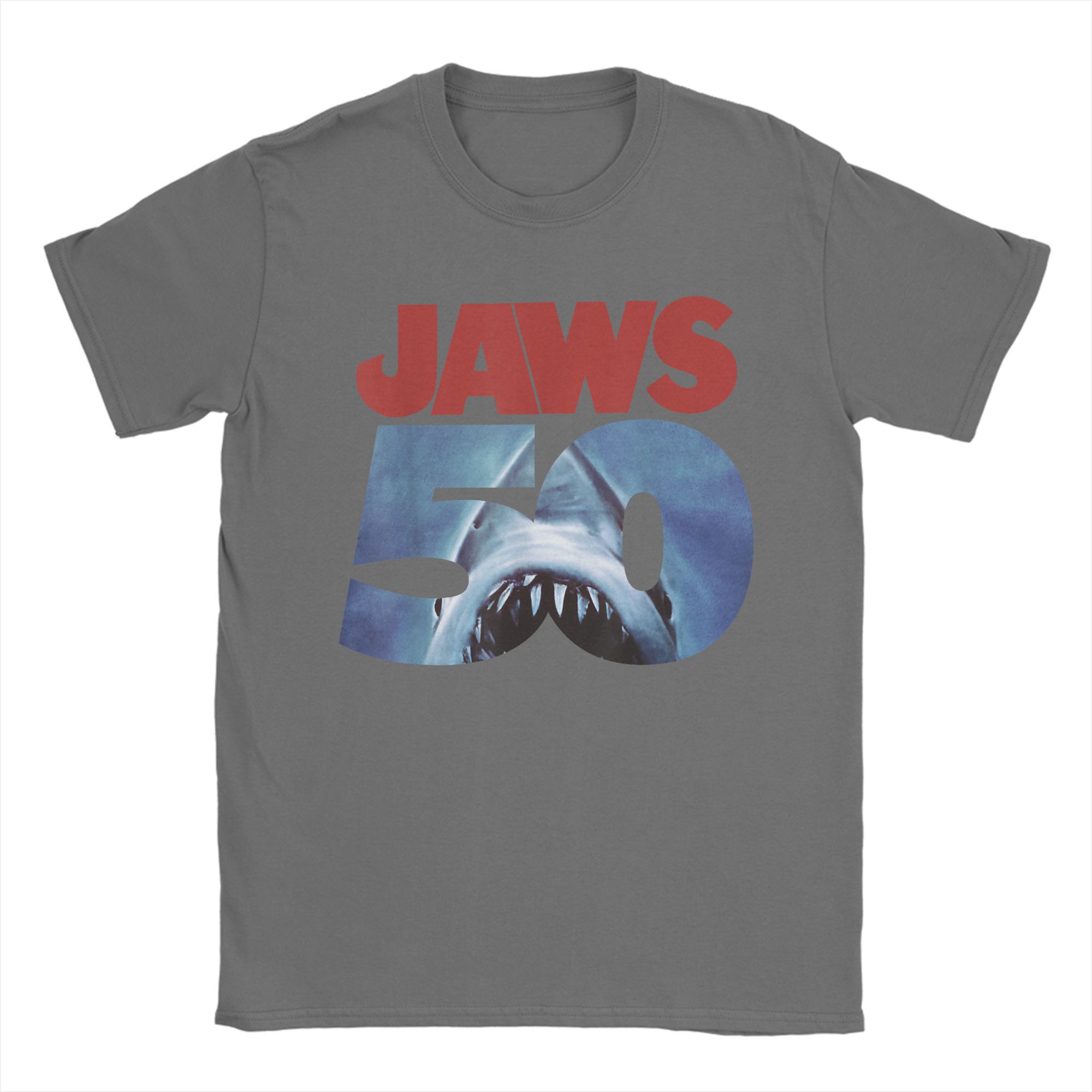 Men s T-Shirts Jaws 50th Anniversary Logo Novelty 100% Cotton Tees Short Sleeve Classic Movie T Shirt O Neck Clothes Plus Size 4XL
Men s T-Shirts Jaws 50th Anniversary Logo Novelty 100% Cotton Tees Short Sleeve Classic Movie T Shirt O Neck Clothes Plus Size 4XL