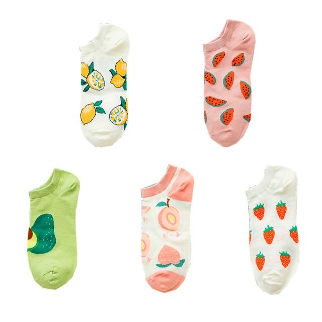 5 пар весенне-летних женских носков с рисунком авокадо, повседневные короткие носки с вышивкой, дышащие забавные носки в стиле Харадзюку, женские носки до щиколотки Size Suit For 35-39
5 пар весенне-летних женских носков с рисунком авокадо, повседневные короткие носки с вышивкой, дышащие забавные носки в стиле Харадзюку, женские носки до щиколотки Size Suit For 35-39