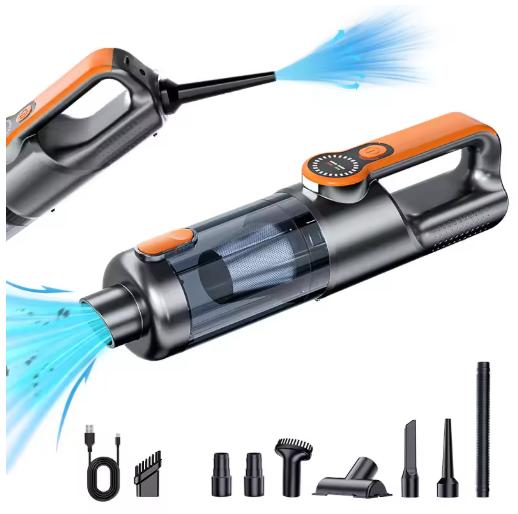 Car Vacuum Cleaner Wireless One-button Dust Dump High-power Portable Vacuum Cleaner Large Suction Mini Handheld Vacuum Cleaner чорний/помаранчевий
Car Vacuum Cleaner Wireless One-button Dust Dump High-power Portable Vacuum Cleaner Large Suction Mini Handheld Vacuum Cleaner чорний/помаранчевий