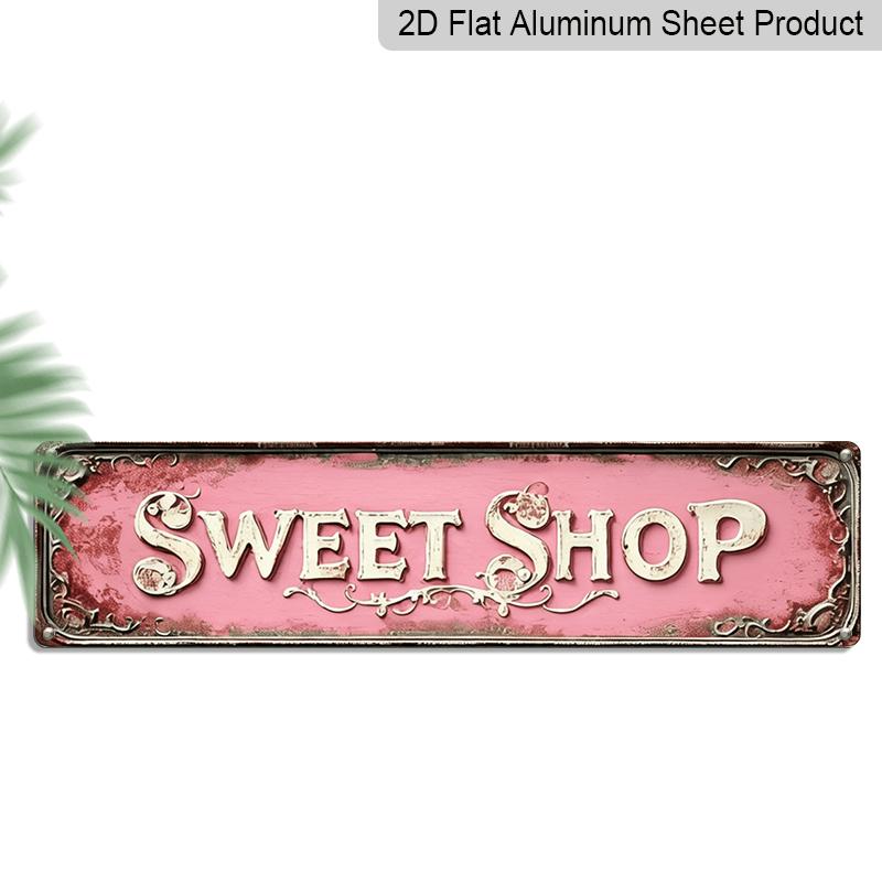 2D Flat Printing, 1pc, Vintage Sign, SWEET SHOP Aluminum Decorative Sign, Fun Text Sign, Metal Decorative Sign, Wall Art Decoration, Home Decor 40cm x 10cm
2D Flat Printing, 1pc, Vintage Sign, SWEET SHOP Aluminum Decorative Sign, Fun Text Sign, Metal Decorative Sign, Wall Art Decoration, Home Decor 40cm x 10cm