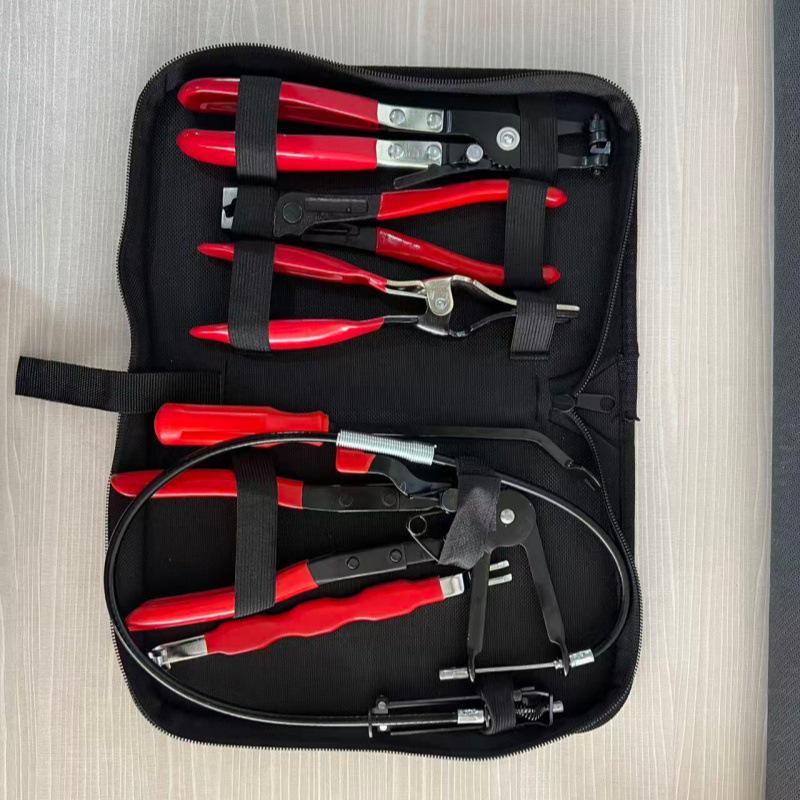 6PC Auto Repair Hose Clamp & Oil Line Pliers Set with Zipper Bag
6PC Auto Repair Hose Clamp & Oil Line Pliers Set with Zipper Bag