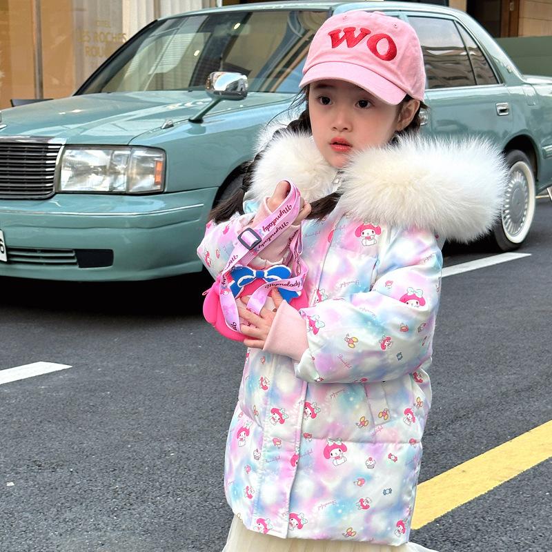 Детский толстый теплый пуховик, зимняя милая куртка больших размеров для девочек
Детский толстый теплый пуховик, зимняя милая куртка больших размеров для девочек