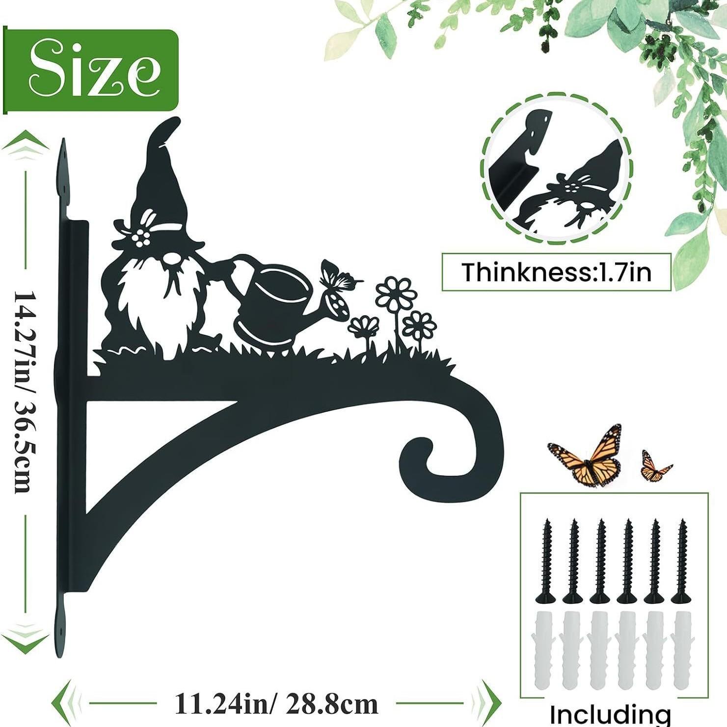 Outdoor Heavy Duty Iron Hanging Basket Hook Plant Hanger Animal Silhouette Decorative Garden Bracket Elephant
Outdoor Heavy Duty Iron Hanging Basket Hook Plant Hanger Animal Silhouette Decorative Garden Bracket Elephant