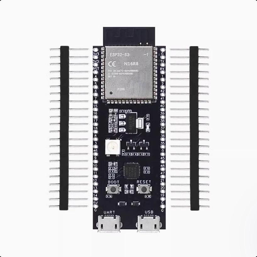 ESP32-S3-DevKitC-1 Development Board Module with ESP32-S3R8 N16R8 WiFi Bluetooth Module
ESP32-S3-DevKitC-1 Development Board Module with ESP32-S3R8 N16R8 WiFi Bluetooth Module
