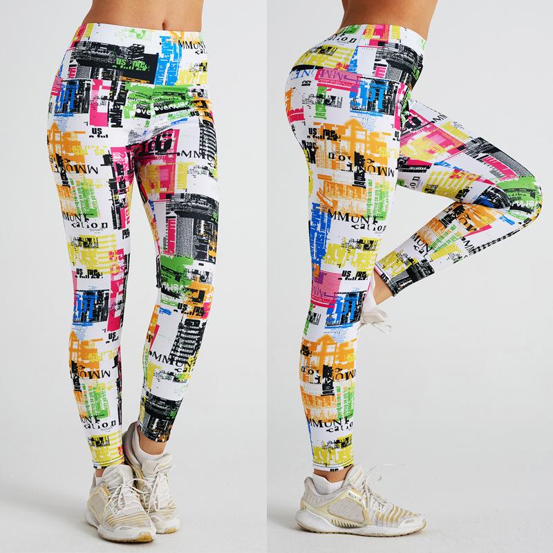 Abstract Graffiti Newspaper Print Yoga Pants High Waist Fitness Bottom Pants Sports Yoga Pants Women M
Abstract Graffiti Newspaper Print Yoga Pants High Waist Fitness Bottom Pants Sports Yoga Pants Women M