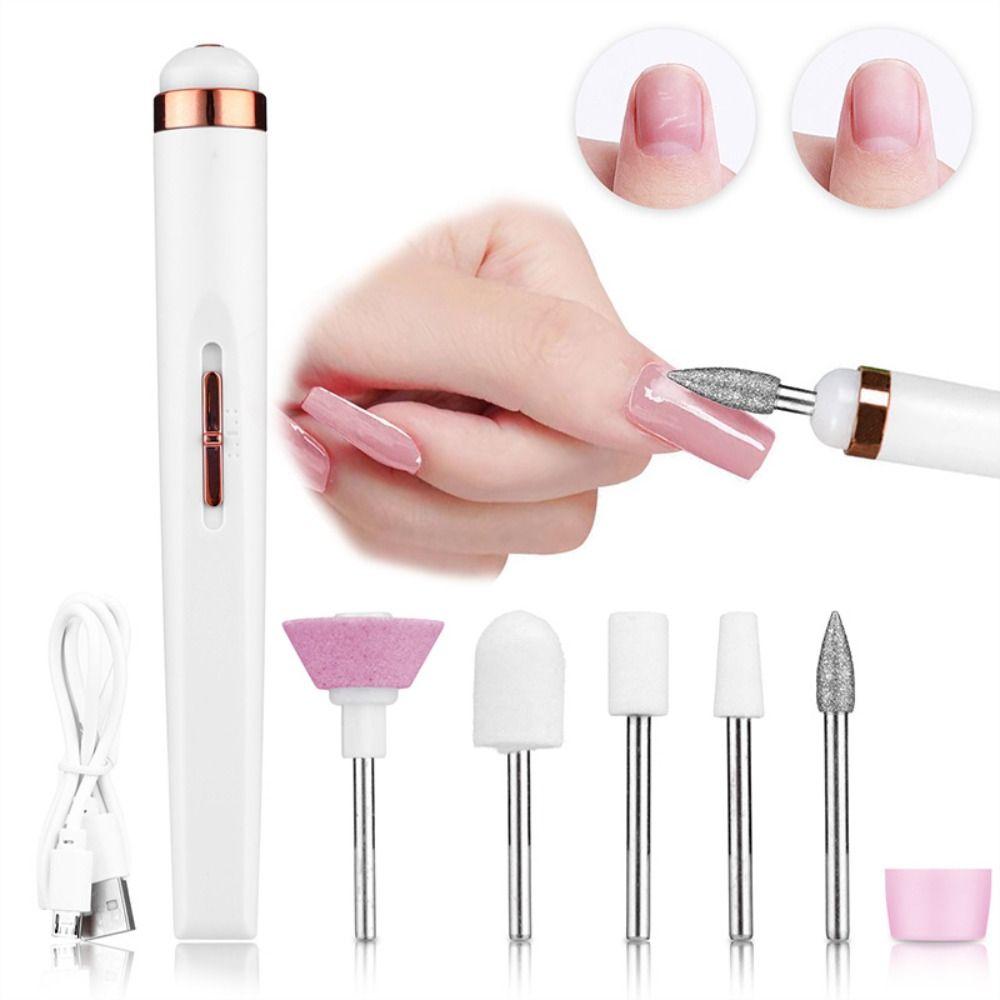 USB Electric Nail Grinder 2nd Gear Electric Manicure Art Pen Tools Nail Polishing Machine білий
USB Electric Nail Grinder 2nd Gear Electric Manicure Art Pen Tools Nail Polishing Machine білий