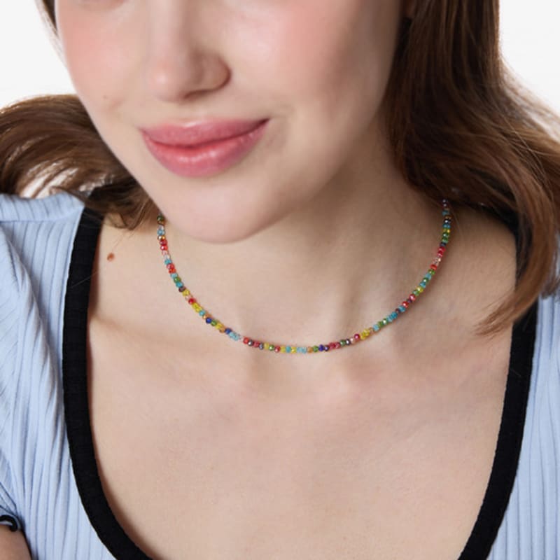 L’OMBRILLANT Eté Colorful Bead Necklace SILVER
L’OMBRILLANT Eté Colorful Bead Necklace SILVER