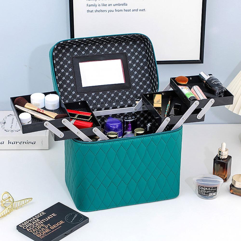 Многослойный кейс для макияжа Модная косметичка Портативный дорожный чемодан 10
Многослойный кейс для макияжа Модная косметичка Портативный дорожный чемодан 10