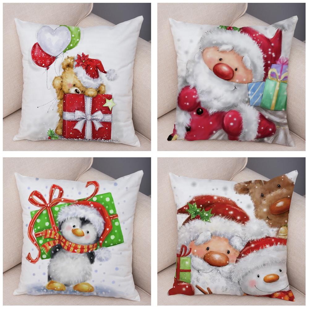 Merry Christmas Santa Cushion Cover Decoration Cute Cartoon Snowman Pillowcase Kids Sofa Pillowcase 45x45cm
Merry Christmas Santa Cushion Cover Decoration Cute Cartoon Snowman Pillowcase Kids Sofa Pillowcase 45x45cm