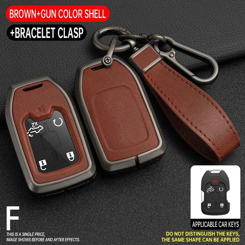 Zinc Alloy Leather Car Remote Key Case Cover Shell for CHEVROLET Silverado GMC Sierra 1500 2500HD 3500HD Terrain Acadia2020-2022 коричневий
Zinc Alloy Leather Car Remote Key Case Cover Shell for CHEVROLET Silverado GMC Sierra 1500 2500HD 3500HD Terrain Acadia2020-2022 коричневий
