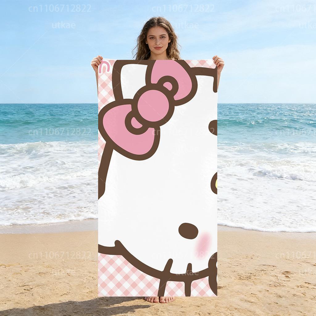 Cute Hello Kitty 2D Print Beach Towel for Summer Pool Beach Bathroom Travel W40*H60(CM)
Cute Hello Kitty 2D Print Beach Towel for Summer Pool Beach Bathroom Travel W40*H60(CM)
