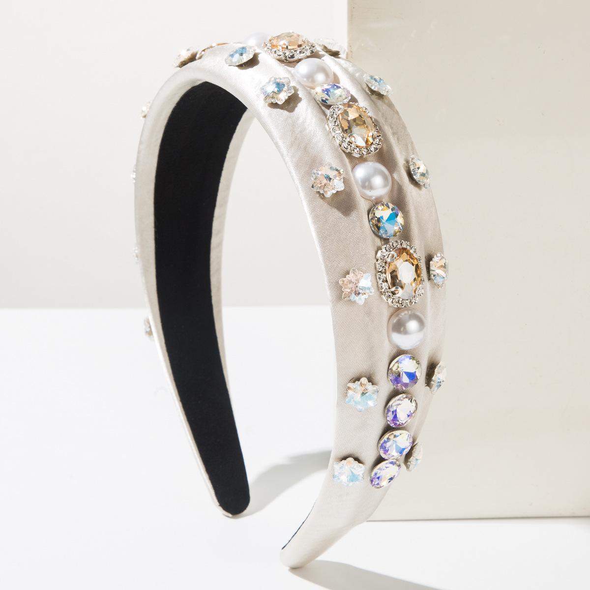 1PC Baroque Padded Hair Bands Bridal Hair Accessor Tunning High-Top Shiny Hair Accessory Luxurious Hair Accessories for The Ball
1PC Baroque Padded Hair Bands Bridal Hair Accessor Tunning High-Top Shiny Hair Accessory Luxurious Hair Accessories for The Ball
