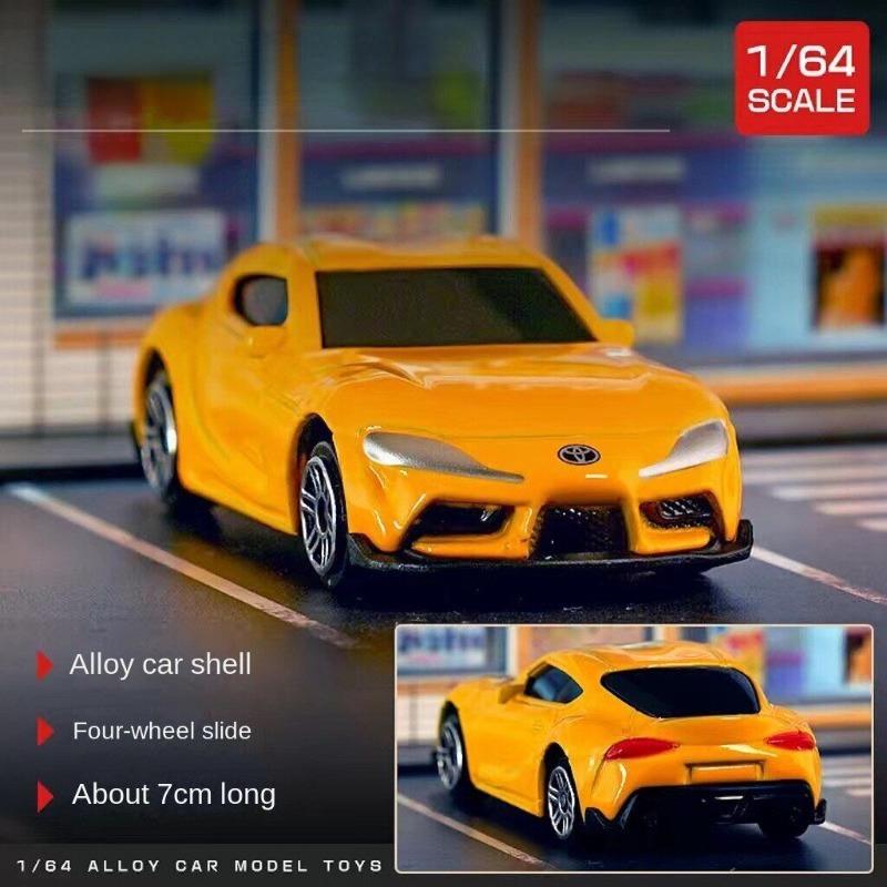 1:64 Желтая спортивная модель JDM Supra Racing, литая под давлением металлическая модель автомобиля BN
1:64 Желтая спортивная модель JDM Supra Racing, литая под давлением металлическая модель автомобиля BN